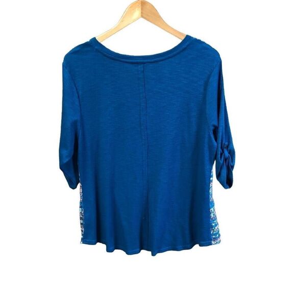 Bit & Bridle Size Extra Large (XL) Bright Turquoise Southwestern Pattern Shirt - Picture 2 of 4